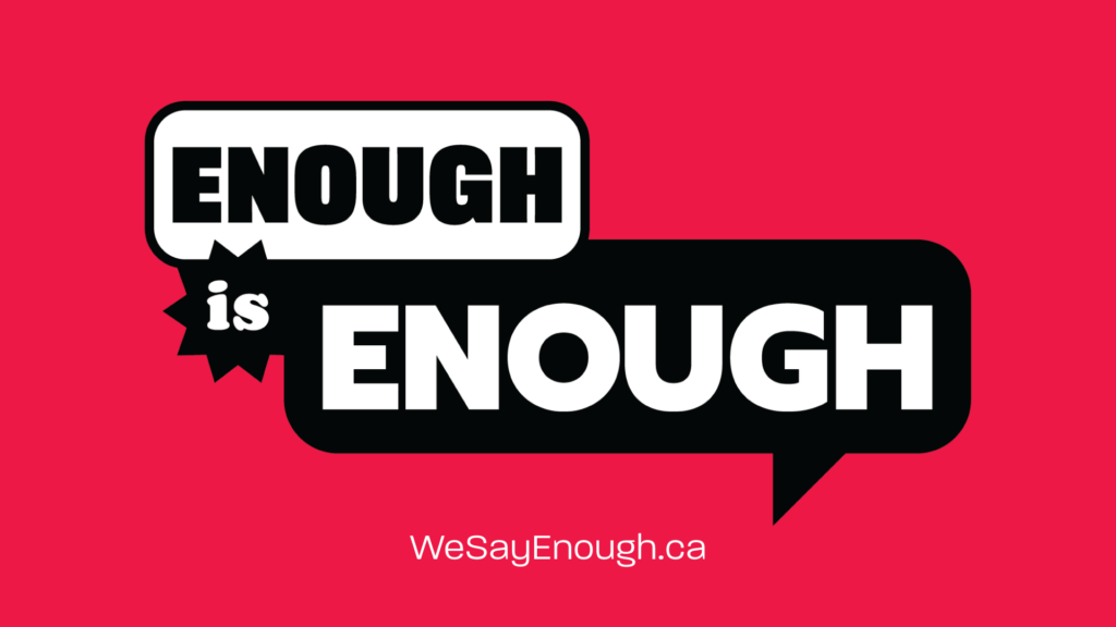 Enough is Enough!
