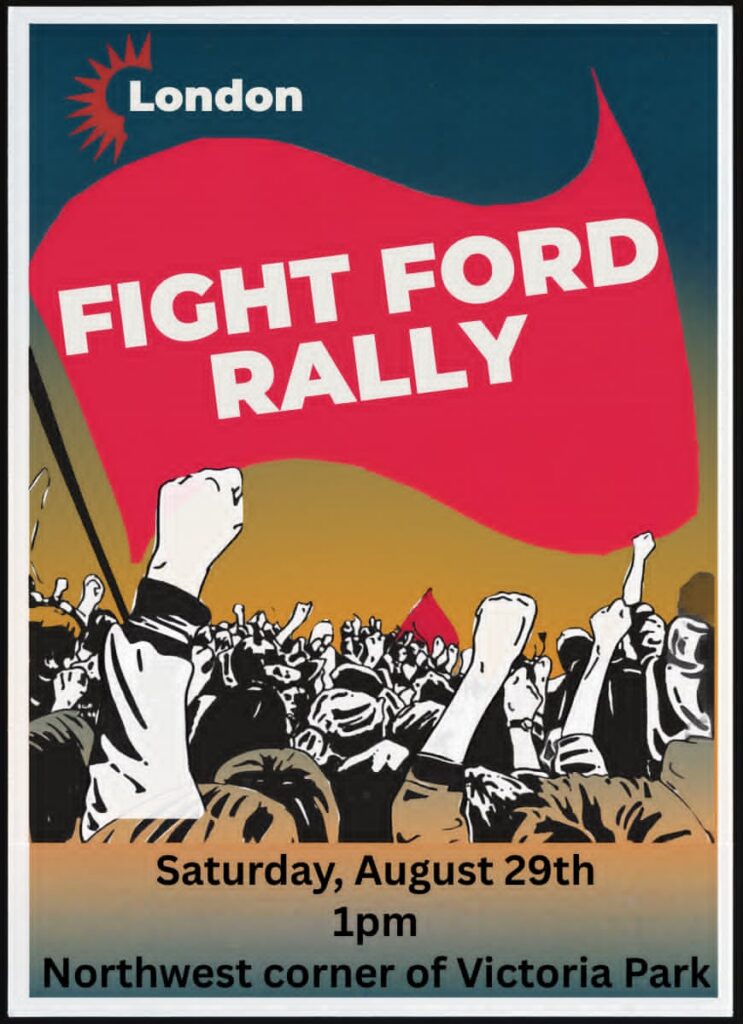 Sat Aug 29 1pm Northwest corner of Victoria Park, London, ON